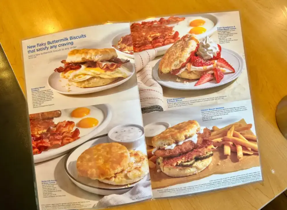 IHOP Biscuit Menu