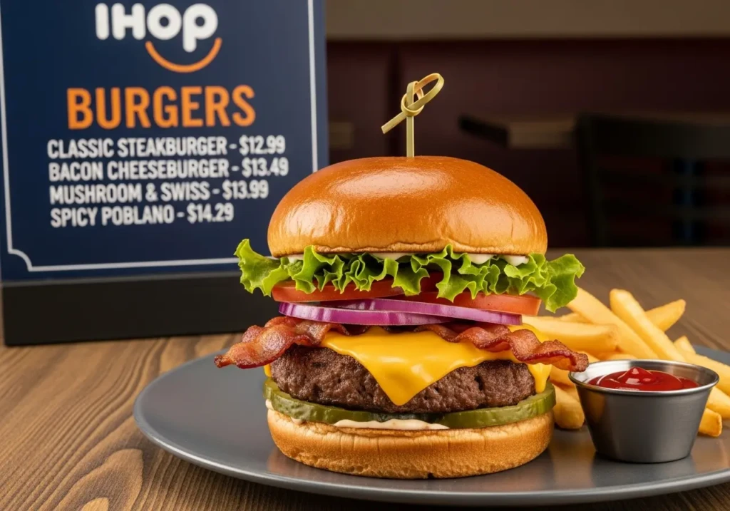 Burgers at IHOP Bold, Satisfying Flavors