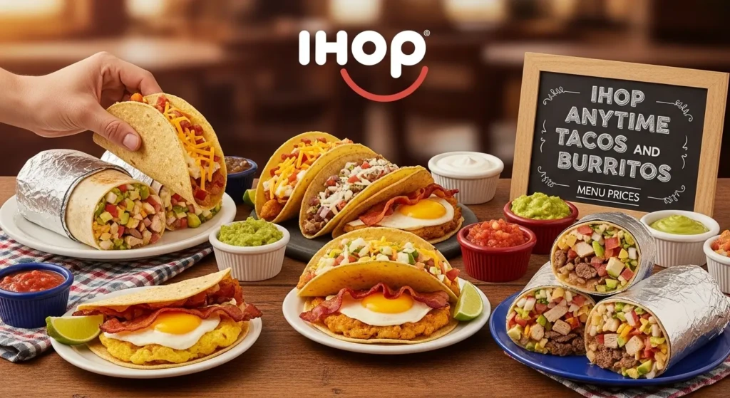 IHOP anytime tacos and burritos