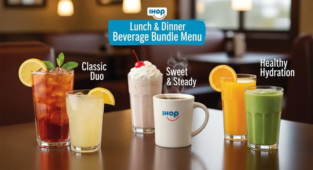 IHOP Lunch & Dinner Beverage Bundle Menu 2025