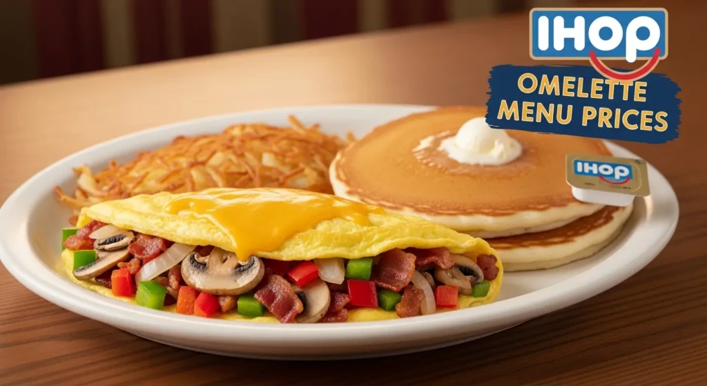 IHOP omlette menu