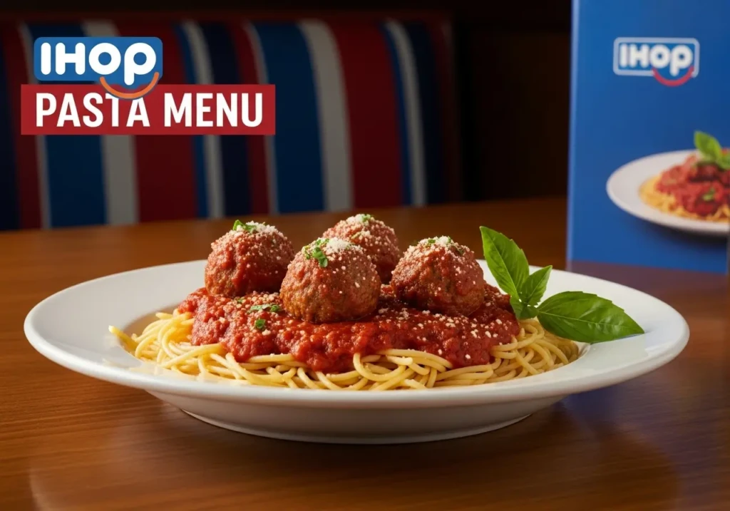 IHOP Pasta Menu