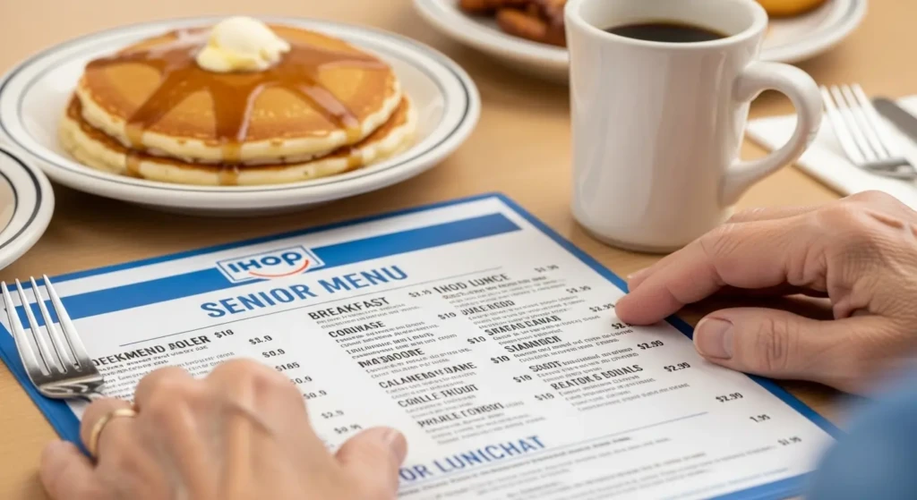 IHOP seniors menu